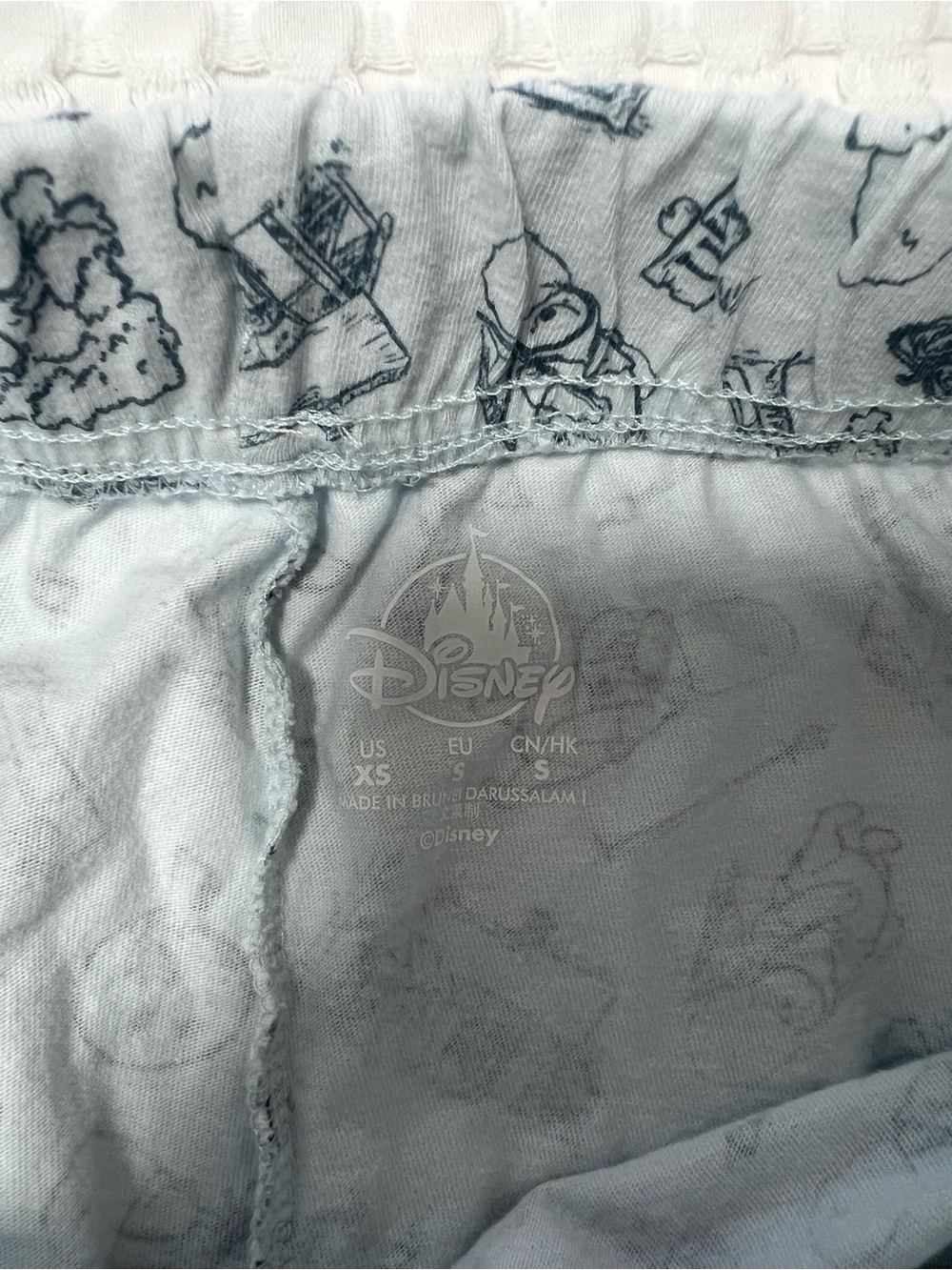 Disney Blue Cotton Winnie the Pooh Pajama Pants - Picture 4 of 8